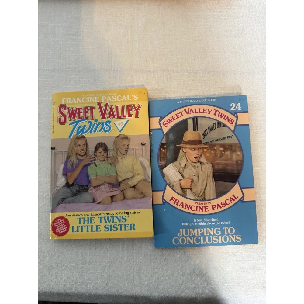 Francine Pascal Sweet Valley High & Twins Book Lot 8 Vintage Paperbacks YA